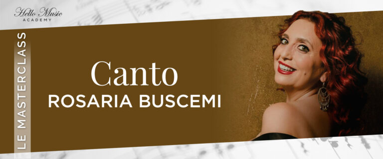 Masterclass di Canto 2024 con Rosaria Buscemi